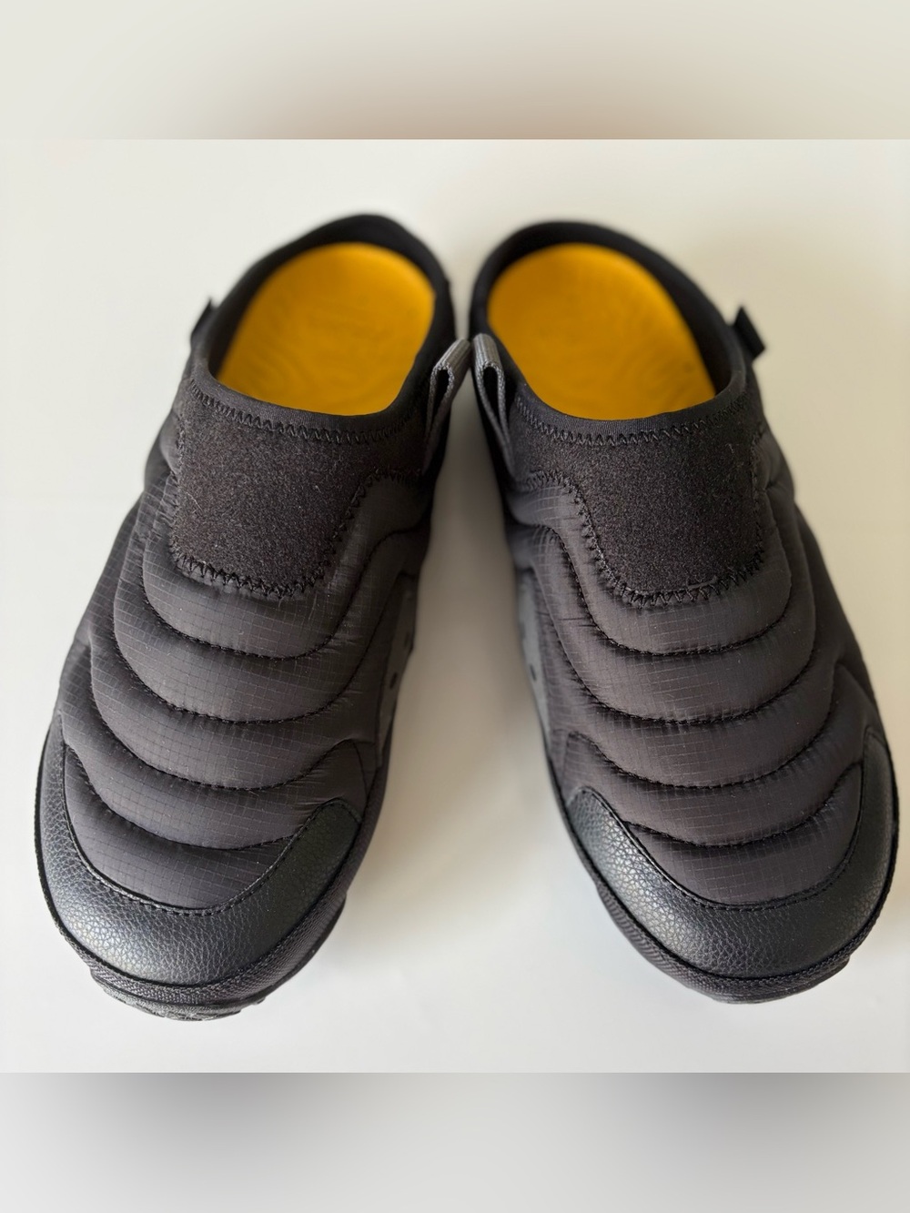 Teva ReEmber Moc Black Slip On Shoes Men’s 6 Women’s 8 Quilted